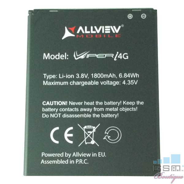 gown Bold Sheer 📶 Baterie Acumulator Allview V1 Viper i4G Original Li-Ion 3.8V 1800 mAh  6.84Wh - GSM Boutique