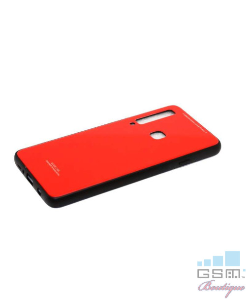 Husa Glass Plastic Case Apple Iphone 8 Rosie