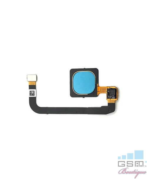 Home Buton + Senzor Amprenta Xiaomi Mi Max 3 Albastru
