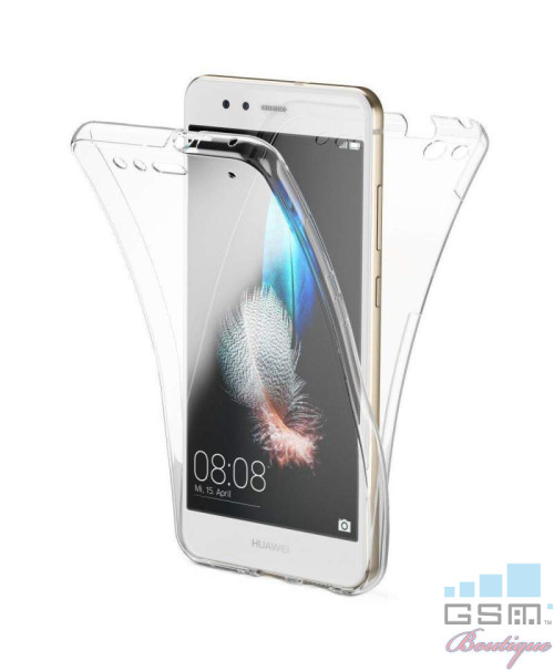 Husa Fata + Spate Transparent TPU Samsung Galaxy M20, SM M205