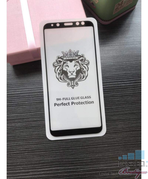 Geam Soc Protector Full LCD Lion Samsung Galaxy A10, SM A105F, A10s, A107, M10, SM M105F Negru