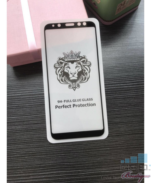 Geam Soc Protector Full LCD Lion Apple iPhone X, iPhone XS Negru, iPhone 11 Pro