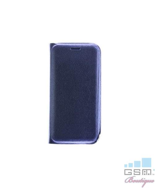 Husa Flip Cover Samsung Galaxy M30, SM M305, A40s Albastra Inchis