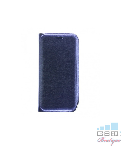 Husa Flip Cover Samsung Galaxy M40, SM M405 Albastra Inchis