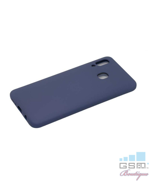 Husa Silicone Case Apple iPhone 11 Pro Max Albastra
