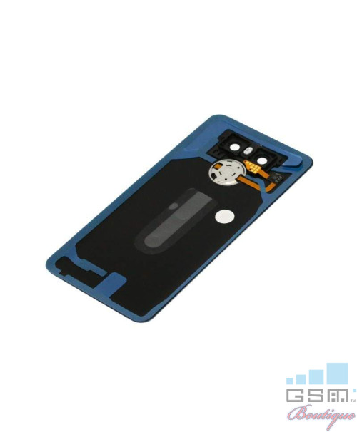 Capac Baterie LG G6, H870 cu Geam camera si Amprenta Albastru