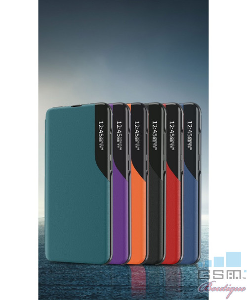 Husa Flip Cover Samsung Galaxy A71, A715, A71 5G, A716 Neagra