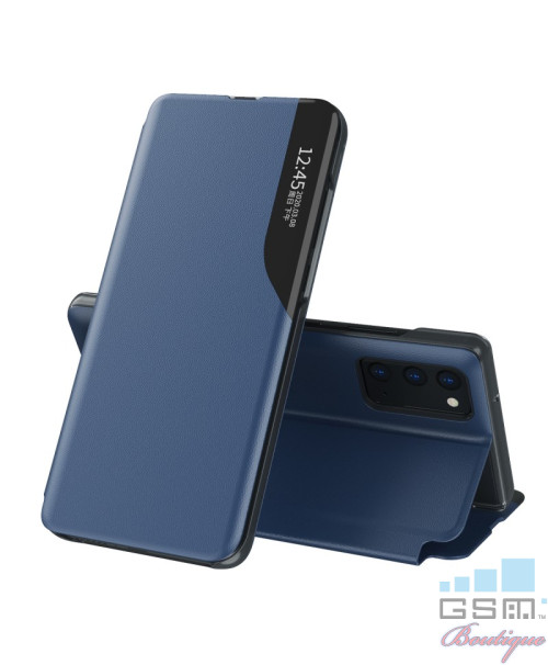 Husa Flip Cover Samsung Galaxy A21S, A217 Albastra