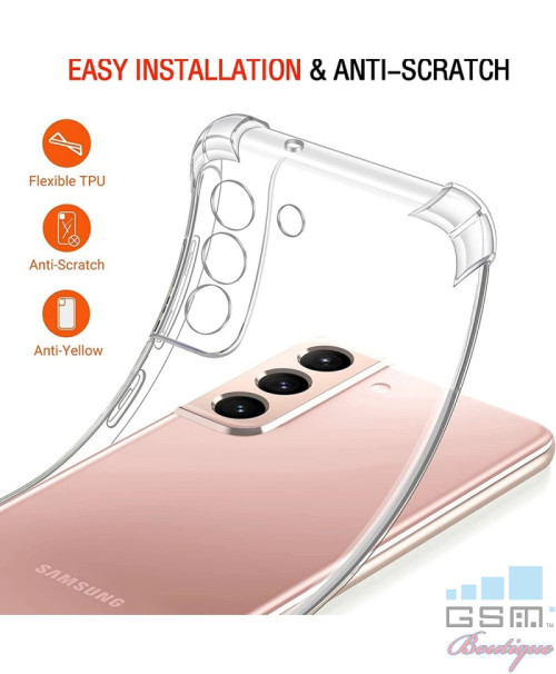 Husa Shockproof Clear Silicone Samsung Galaxy A54