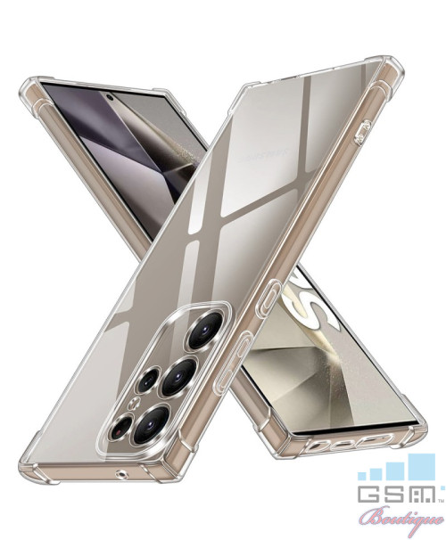 Husa Shockproof Clear Silicone Samsung Galaxy S24 Ultra