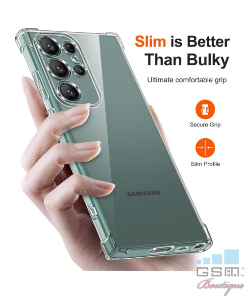 Husa Shockproof Clear Silicone Samsung Galaxy S24