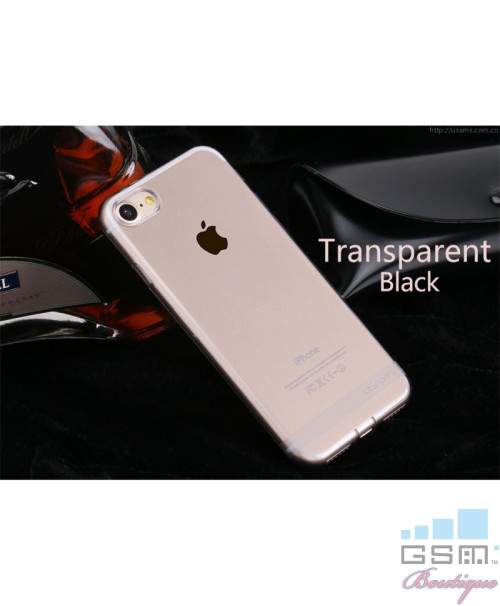 Husa Usams Primary Series Apple Iphone SE (2020), Iphone 7, Iphone 8 Transparent Neagra