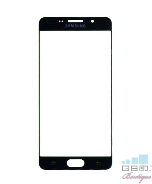 Geam Sticla Samsung Galaxy A5 (Versiunea 2016) SM A510F Negru cu Oca
