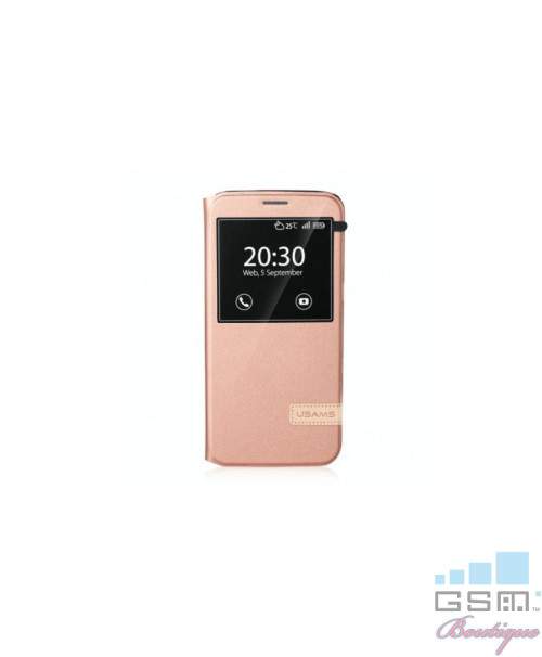 Husa Usams Muge Series Samsung Galaxy J1 (2016) J120 Rose Gold