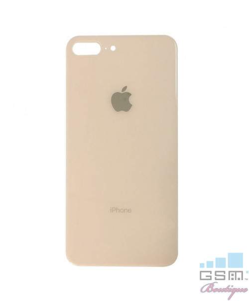 Capac Baterie Apple iPhone 8 Plus Gold cu gaura pentru camera mica