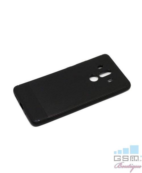 Husa Slim Carbon TPU Huawei Mate 10 Pro Negru