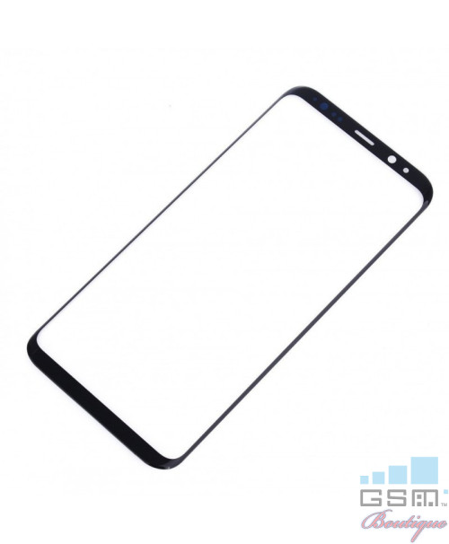 Geam Sticla Samsung Galaxy S8 Plus G955, Negru fara OCA