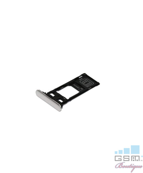 Suport Sim Sony Xperia XZ, F8331 Argintiu