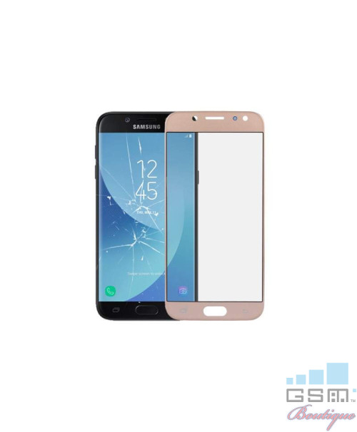 Geam Sticla Samsung Galaxy J5 (2017) J530 Gold cu OCA