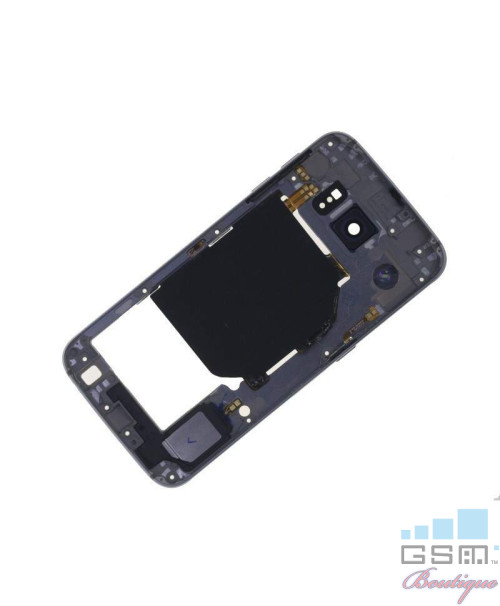 Mijloc Samsung Galaxy S6 SM G920 Dual Sim Negru