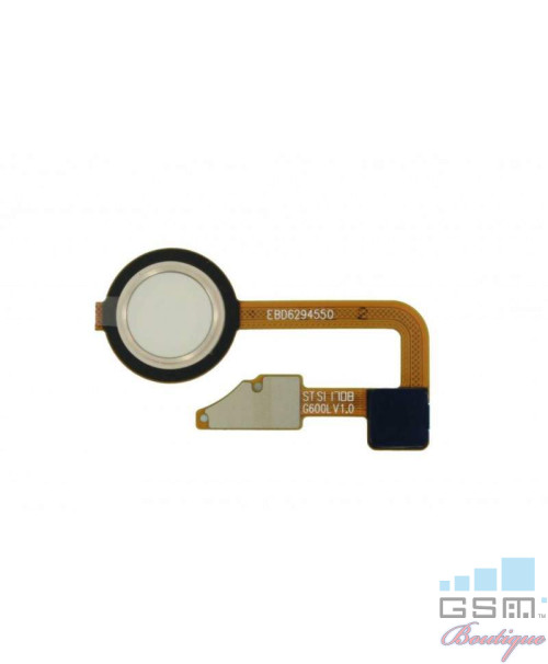 Home Buton + Senzor Amprenta LG G6, H870 Argintiu