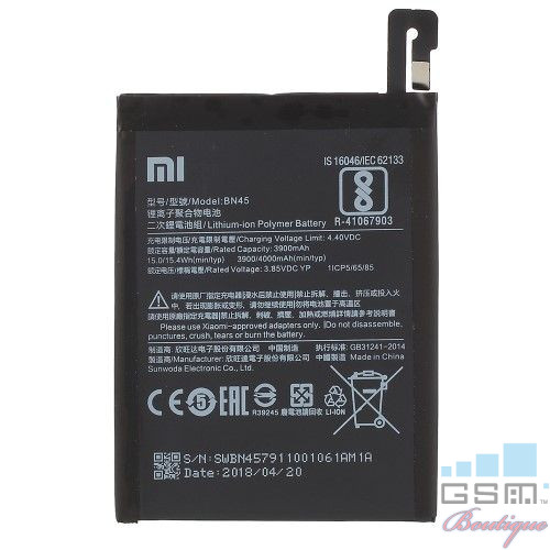Acumulator Xiaomi Redmi Note 5/Note 5 Pro BN45