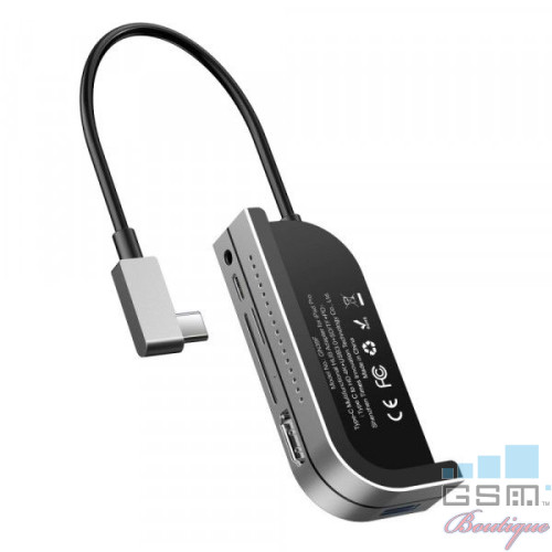 Adaptor BASEUS USB Type C HUB Gri