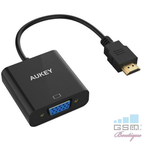 Adaptor HDMI - VGA Aukey CB-V4, negru