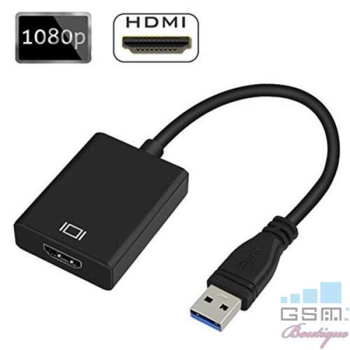 Adaptor USB 3,0 - HDMI Negru