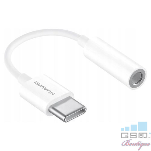 Adaptor USB Type C La Jack Audio 3,5mm Huawei CM20 Alb