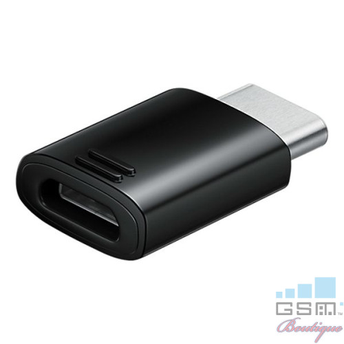 Adaptor USB Type-C - MicroUSB Samsung EE-GN930BB Negru