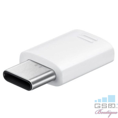 Adaptor USB Type-C - MicroUSB Samsung EE-GN930BW Alb
