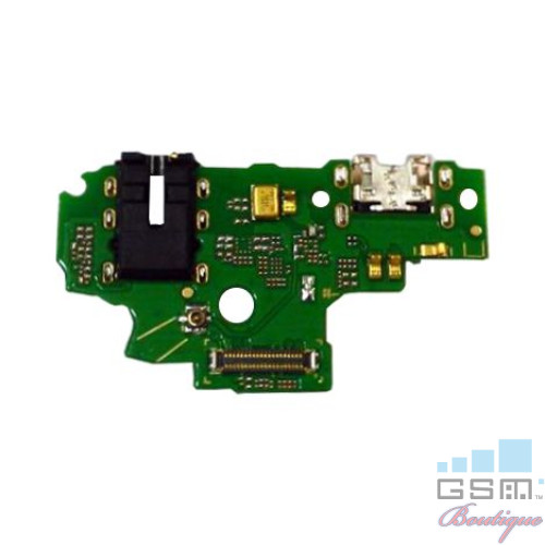 Banda Flex Placa Circuit Conector Incarcare Jack Audio Si Microfon Huawei P Smart