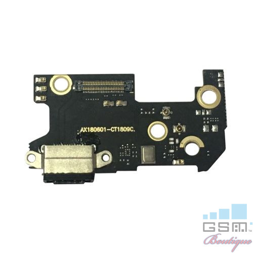 Banda Flex Placa Circuit Conector Incarcare Si Microfon Xiaomi Mi 8