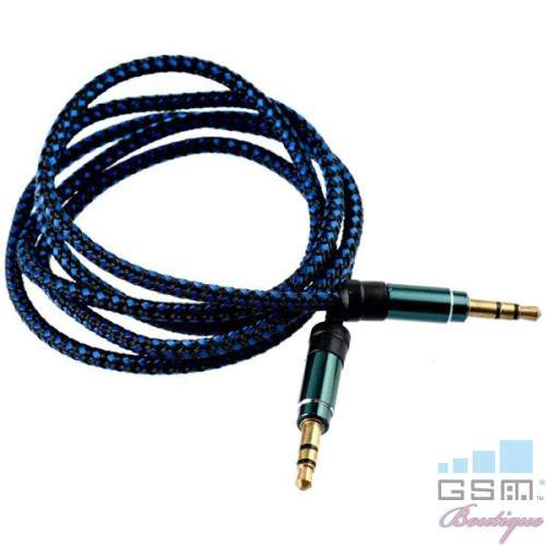 Cablu audio Tellur Jack 3,5 1m Albastru
