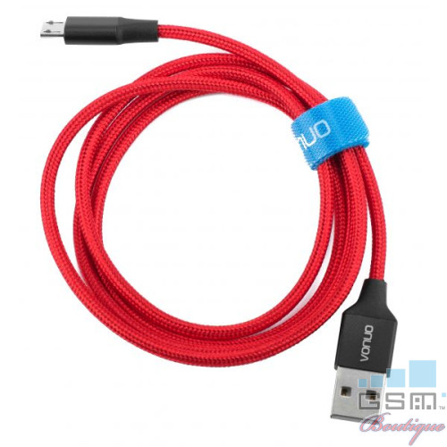 Cablu Date Si Incarcare Micro USB Huawei P8 Lite ALE-L21 Rosu
