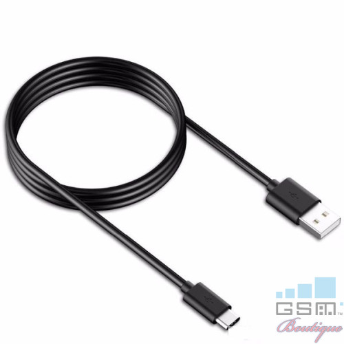 Cablu Date Si Incarcare Type C Huawei P20 Lite Negru