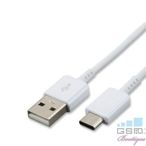 Cablu Date Si Incarcare USB Type C 1m Alb