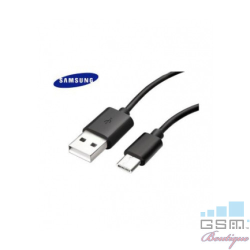 Cablu De Date Si Incarcare Samsung EP-DW700CBE Original Type C Negru