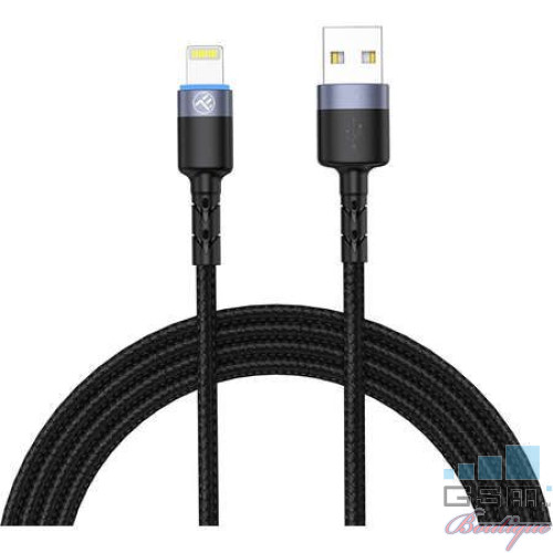 Cablu de date Tellur USB - Lightning 2 m Negru
