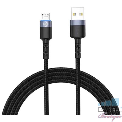 Cablu de date Tellur USB - Micro USB 2 m Negru