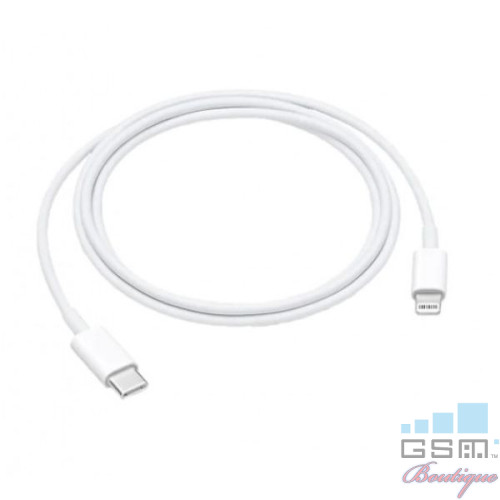 Cablu de date/incarcare Apple, USB Type-C to Lightning, 2m, White