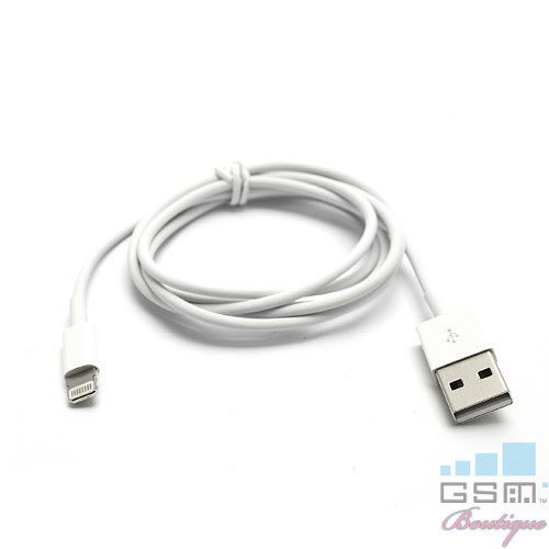 Cablu Incarcare Si Sincronizare Date iPhone 6 8-Pin Lightning Alb