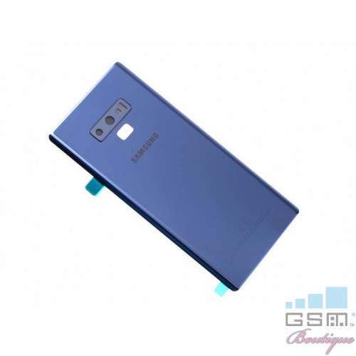 Capac Baterie Samsung Galaxy Note 9 N960 Albastru Ocean Blue Original Complet cu Ornamente