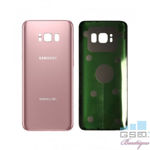 Capac Baterie Samsung Galaxy S8+ Plus G955 Roz Pink Complet cu Ornamente