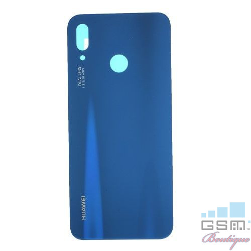 Capac Baterie Spate Cu Adeziv Sticker Huawei P20 Lite/Nova 3e Albastru
