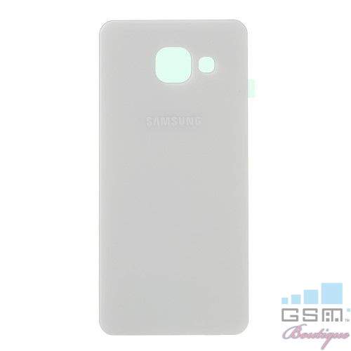 Capac Baterie Spate Samsung Galaxy A3 A310 2016 Cu Adeziv Sticker Alb
