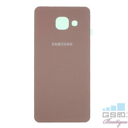 Capac Baterie Spate Samsung Galaxy A3 A310 2016 Cu Adeziv Sticker Roz