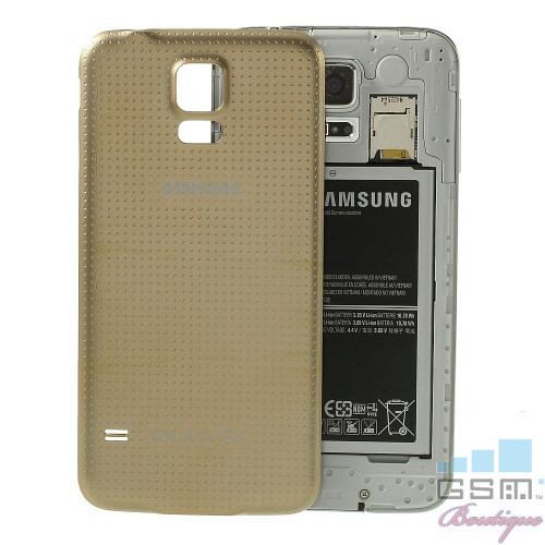 Capac Baterie Spate Samsung Galaxy S5 G901F Original Auriu