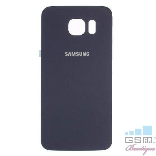 Capac Baterie Spate Samsung Galaxy S6 G920 Cu Adeziv Sticker Albastru